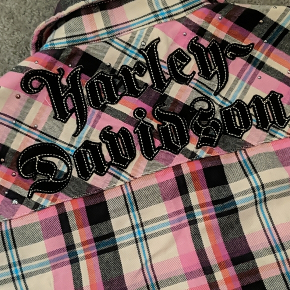 Harley Davidson button down - Picture 3 of 6